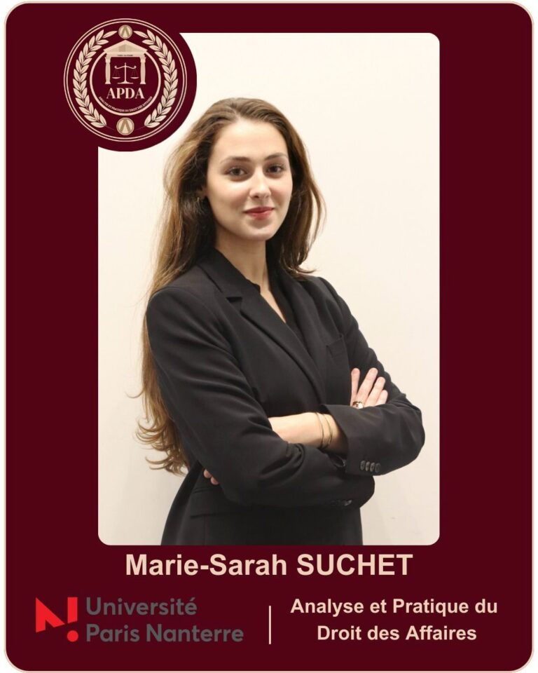 Marie-Sarah SUCHET